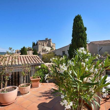 Terrasses Du Chateau Le Barroux Bagian luar foto