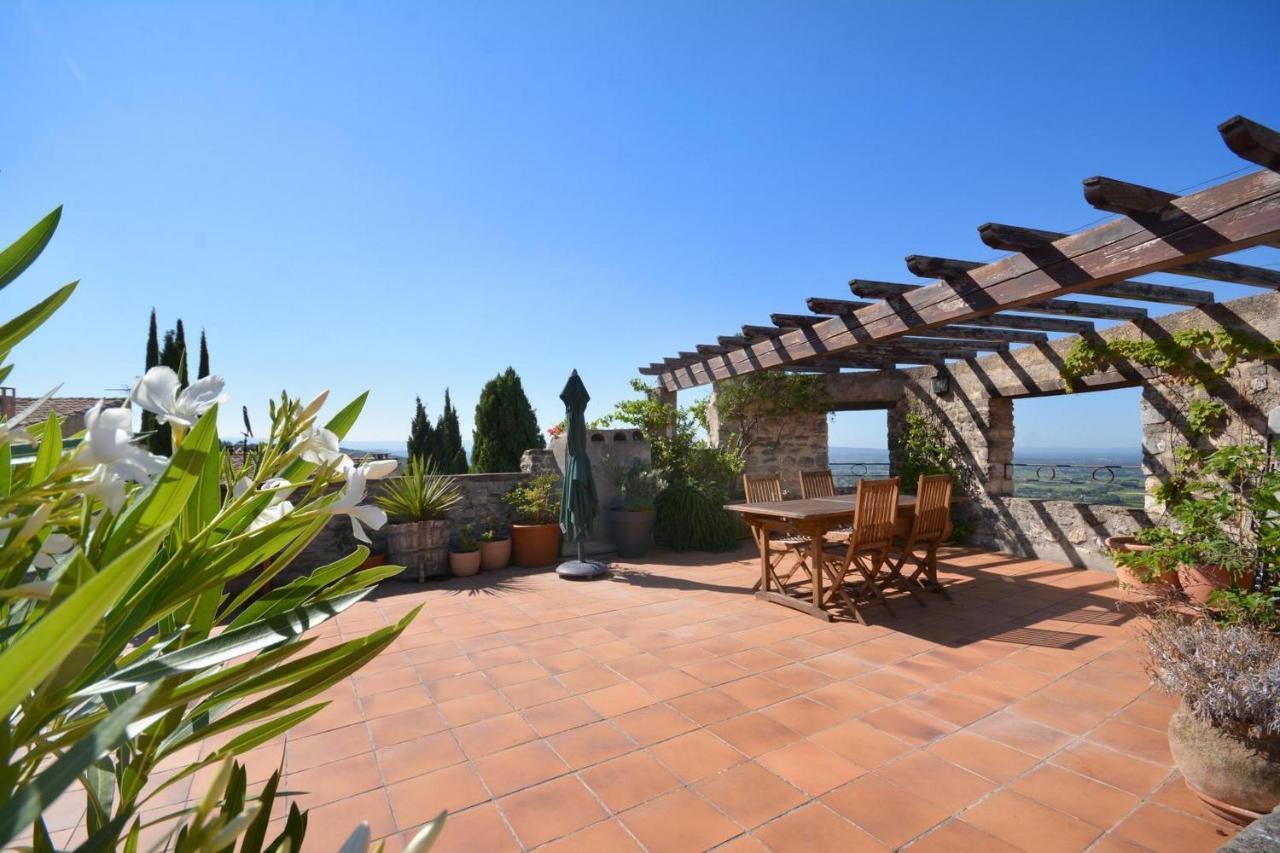 Terrasses Du Chateau Le Barroux Bagian luar foto